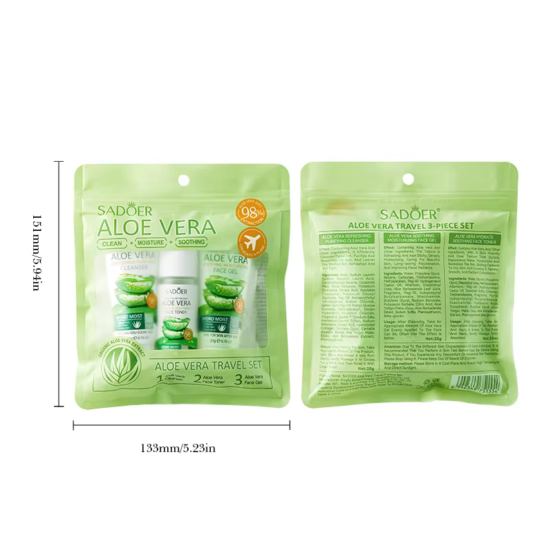 Ensemble de soins pour la peau du visage nettoyant