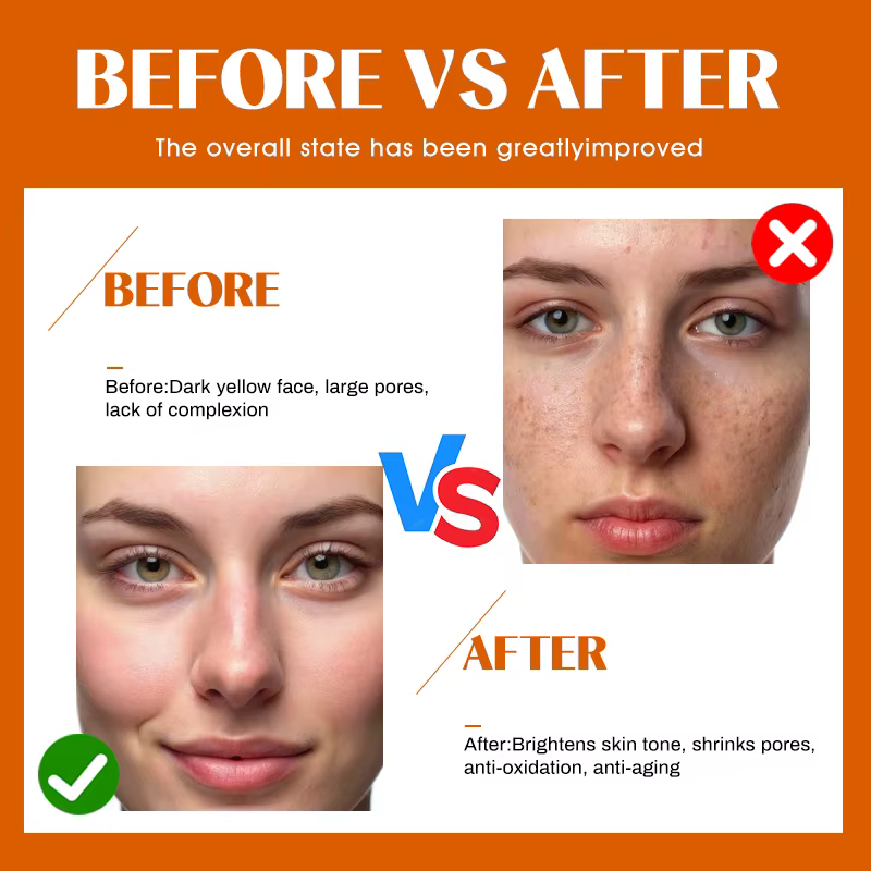 Sérum à Ampoule C vitique à Six peptides pour le visage