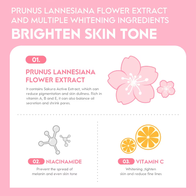 LAIKOU japon Sakura Essence crème pour le visage rides fleur de cerisier