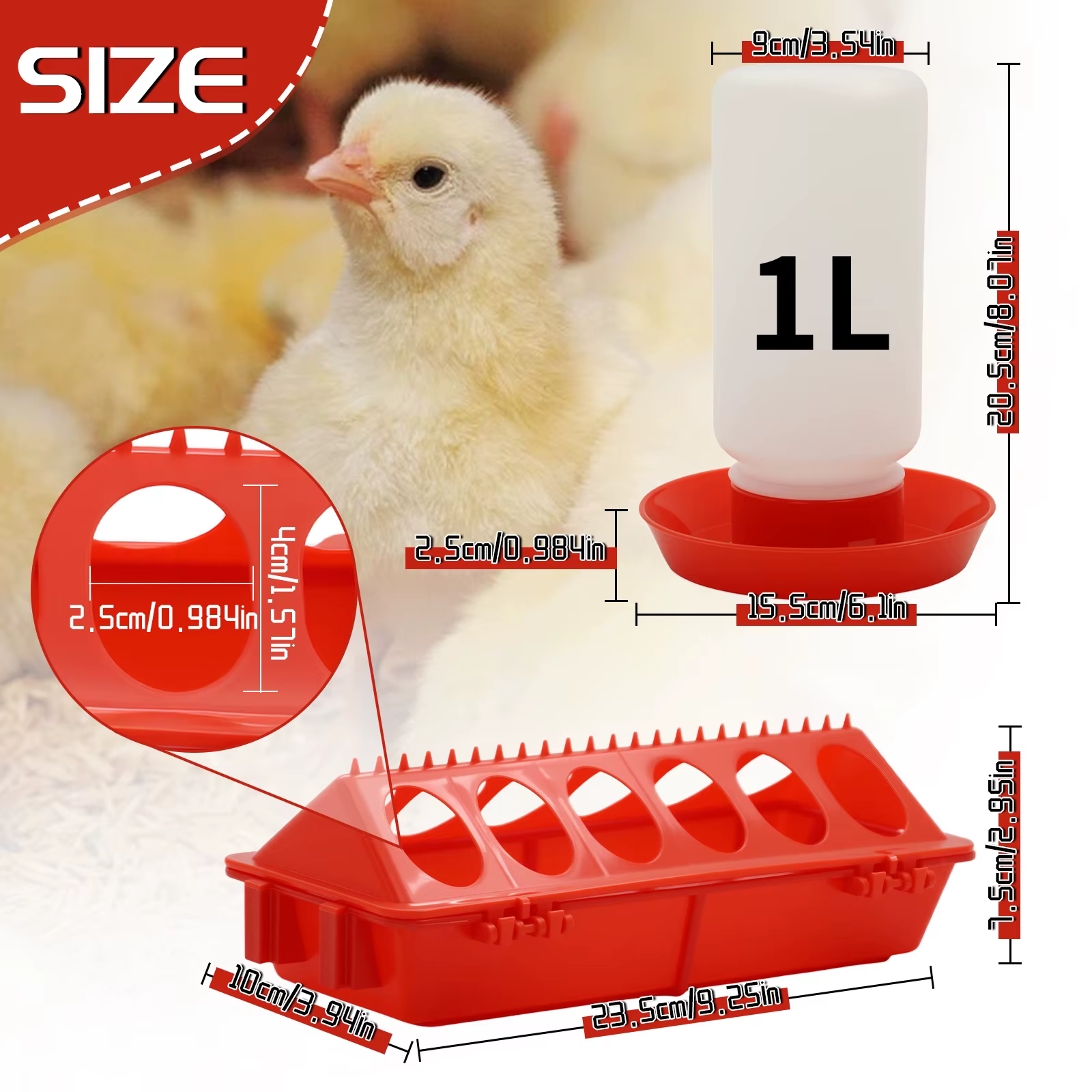 Mangeoire à poulet mangeoire à eau automatique pour poussins caille poussins boîte d'alimentation mangeoire automatique petit distributeur d'eau automatique