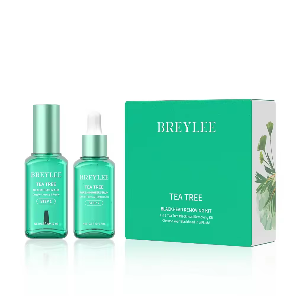 BREYLEE nouveautés arbre à thé nez bande Absorption profonde points noirs Peel Off masque dissolvant sérum