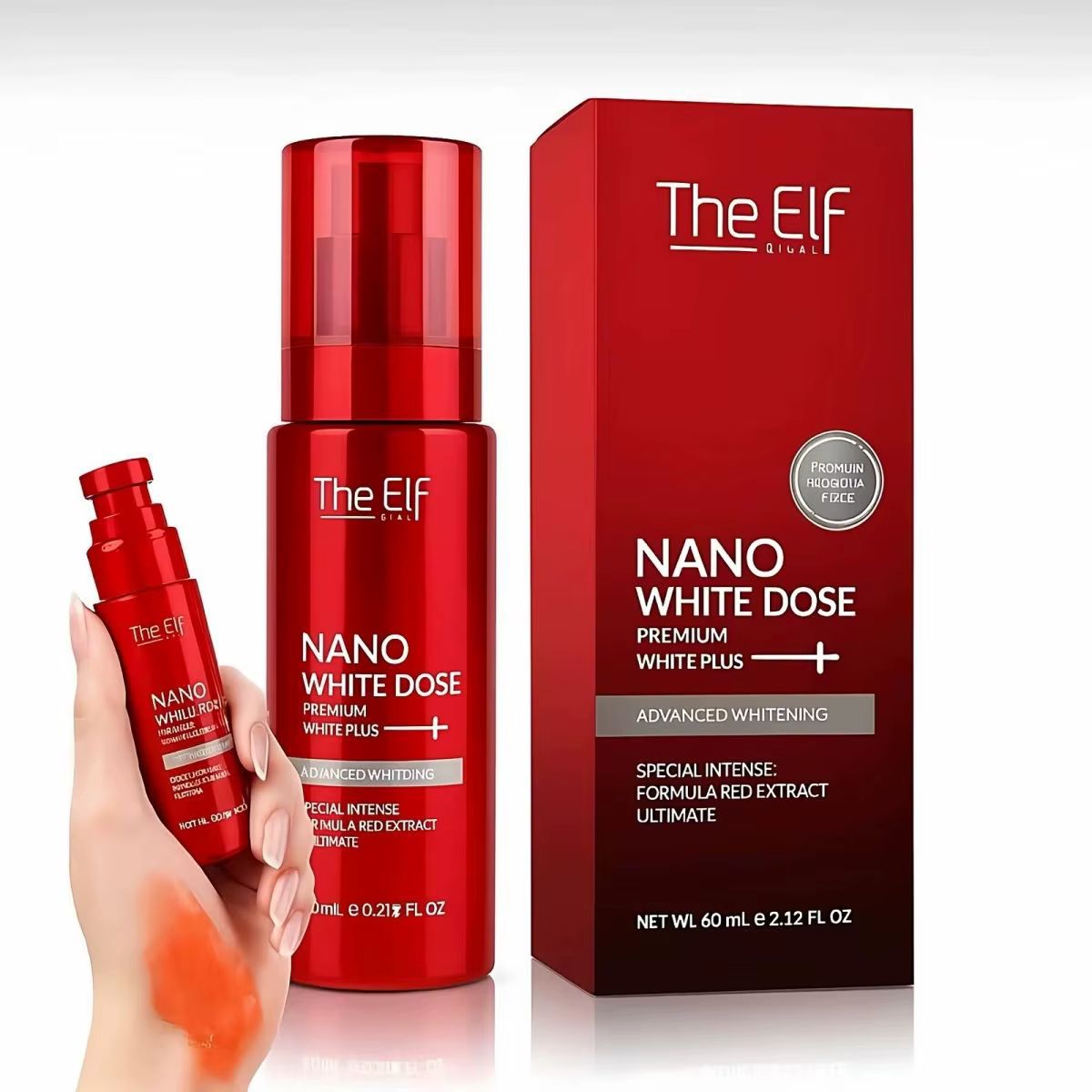 60 ml The Elf Nano crème blanche traitement blanchissant et éclaircissant pour le visage