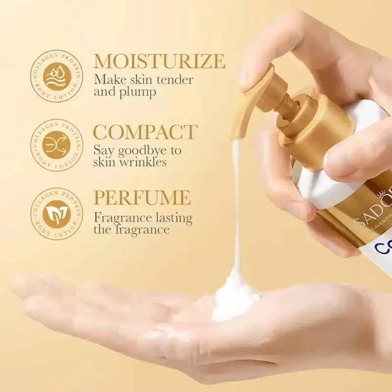 Lait au collagène blanchissant visage crème pour le corps