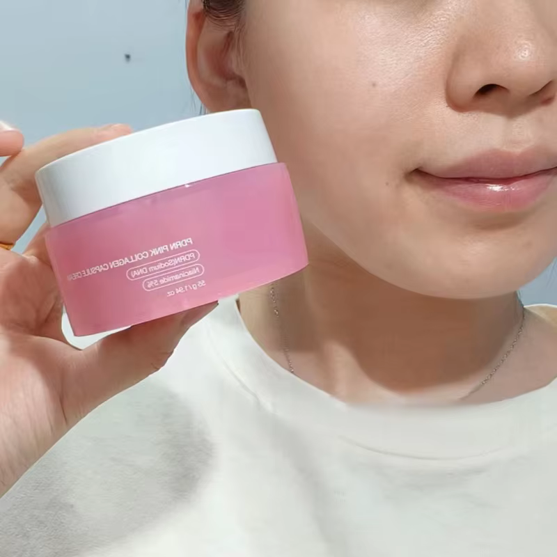 Crème coréenne en capsules de collagène rose PDRN