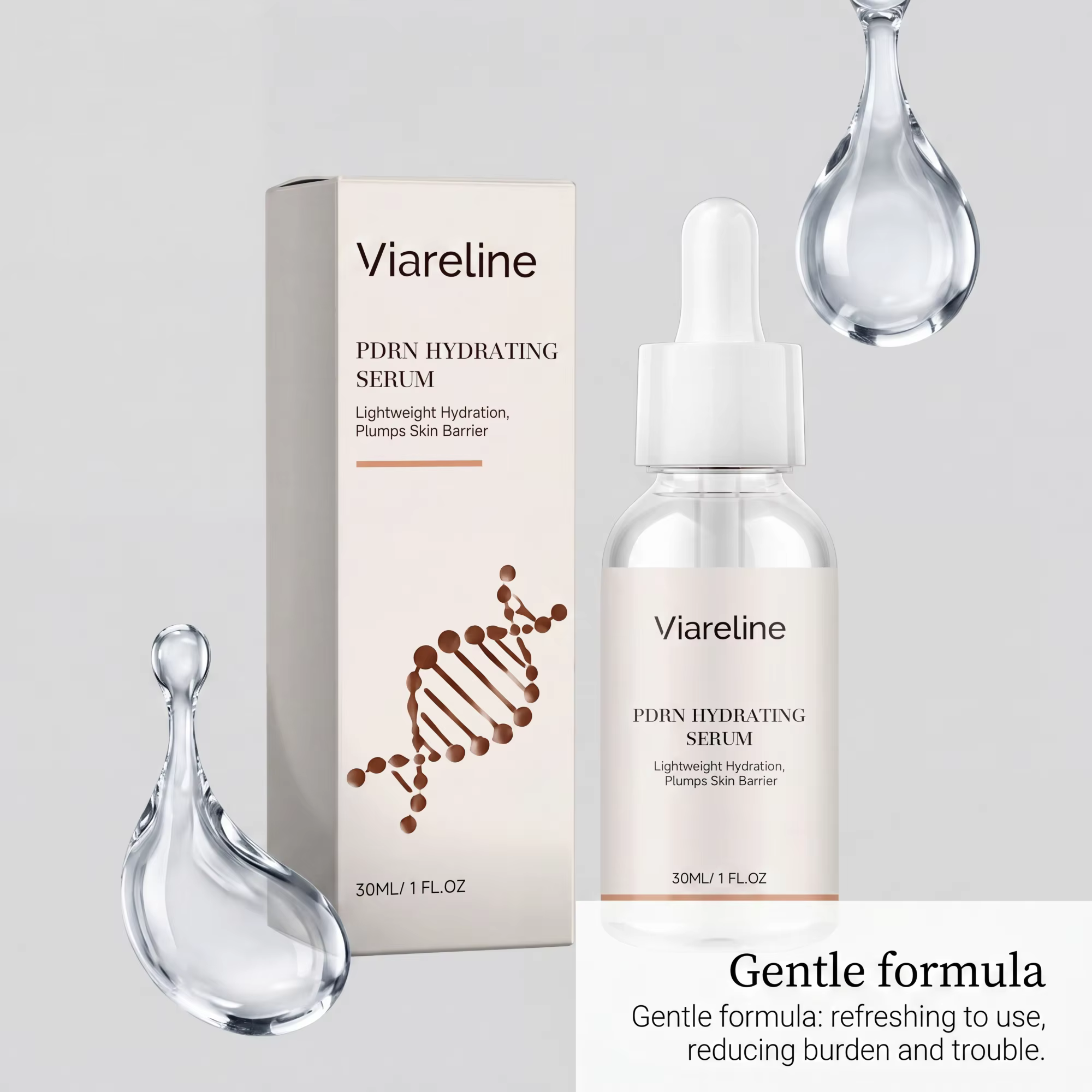 Sérum Hydratant Profond à l'Acide Hyaluronique : Hydratation Durable
