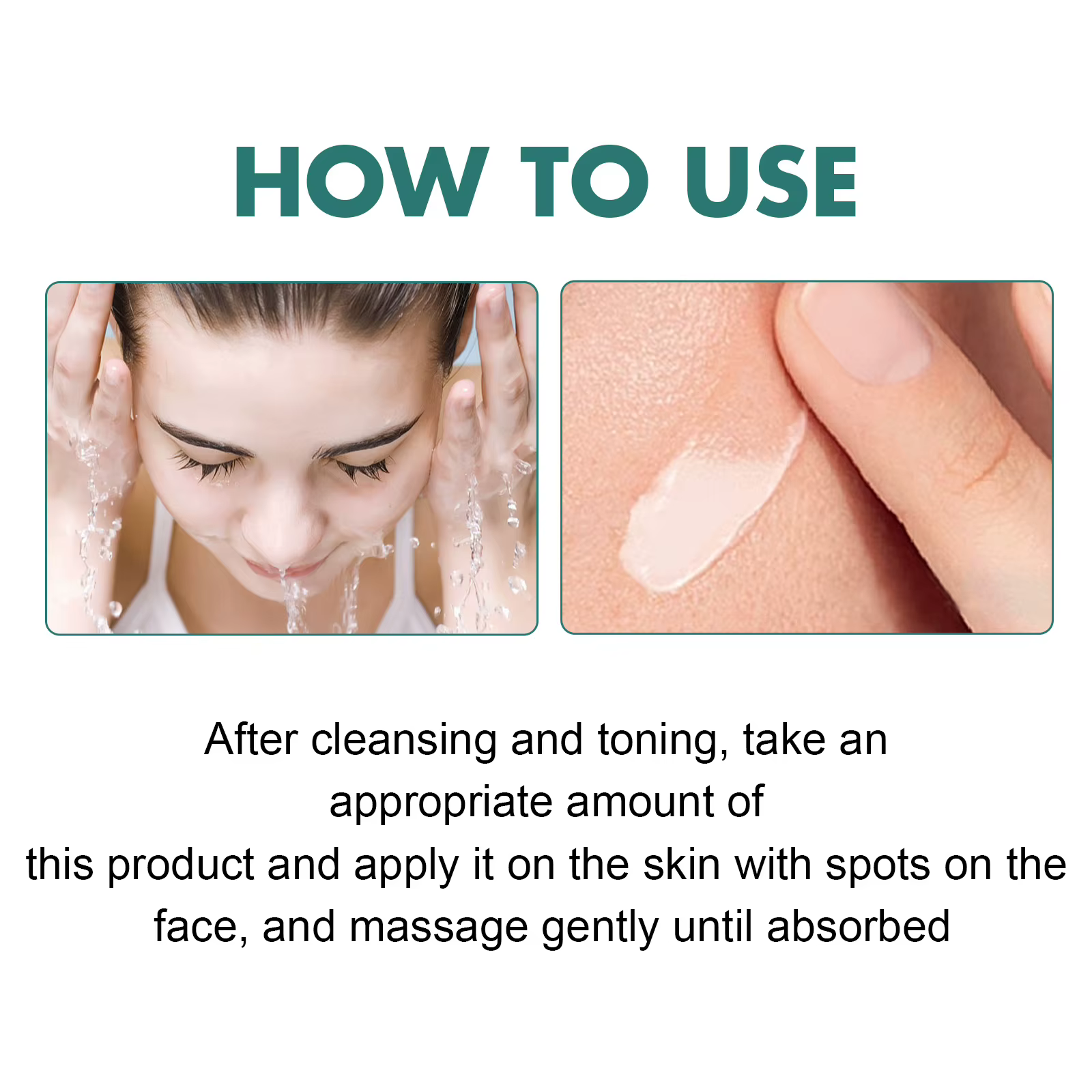Crème blanchissante pour taches de rousseur