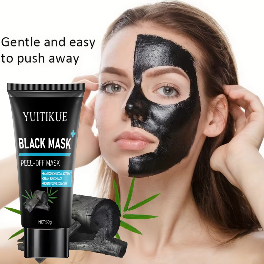 Masque Peel Off noir 60g - Extrait de charbon de bambou