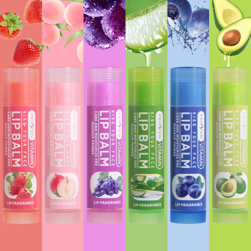 Ensemble de baume à lèvres aromatisé aux fruits Pennyfun : formule ultra-hydratante et hydratante - Traitement