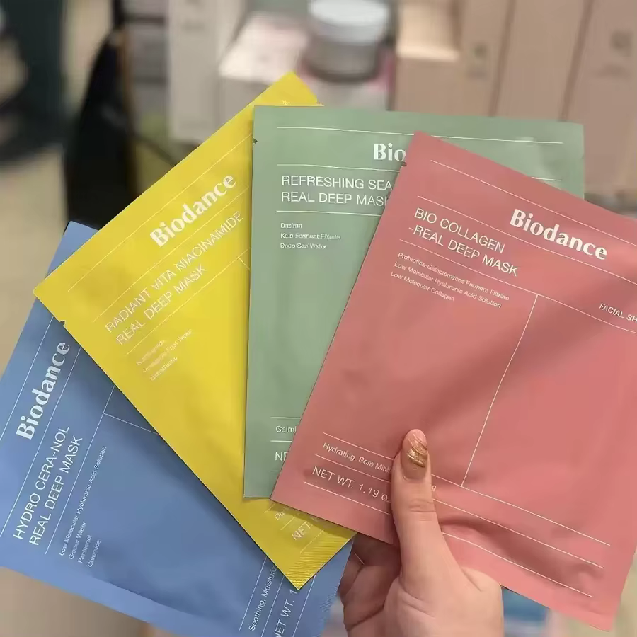 Biodance Caviar PDRN Bio-Collagène Masque Gel Hydratant Profond Nuit Rétrécissement des Pores Amélioration de l'Élasticité Hydratation