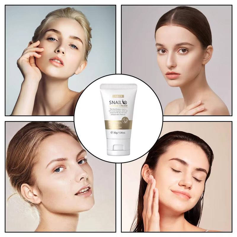 Crème pour le visage aux escargots