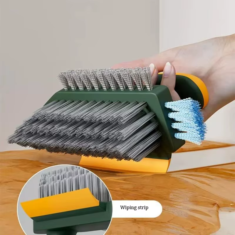 Brosse de nettoyage pour fentes, grattoir de nettoyage en profondeur, outil de nettoyage domestique pour les joints du sol, les coins de salle de bain et les carreaux de toilettes