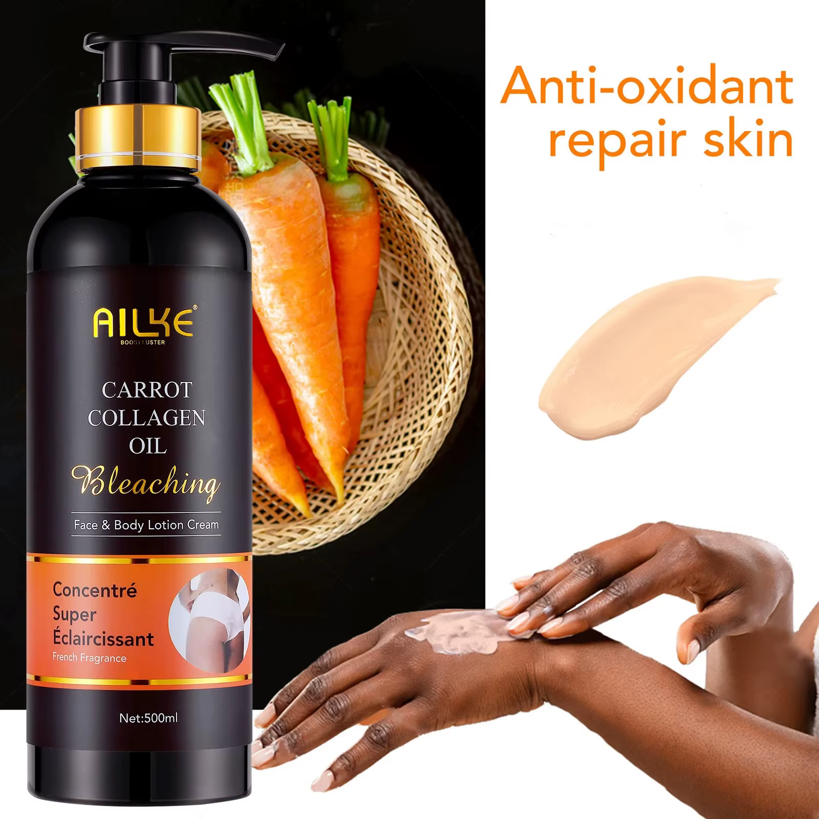 AILKE Lotion pour le corps blanchissante