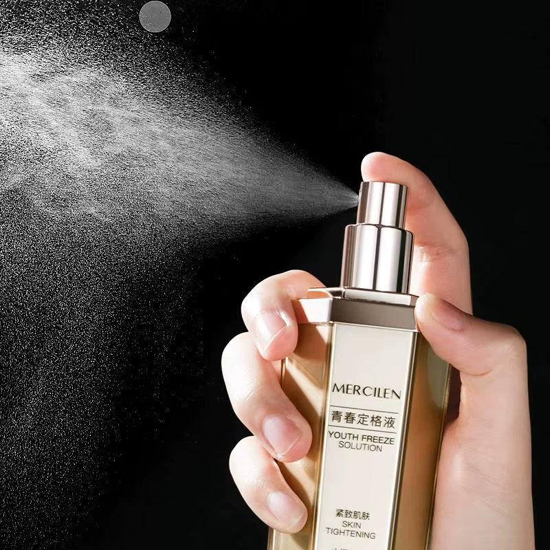 MERCILEN Youth Freeze Solution Sérum Visage Raffermissant Anti-Rides Hydratant et Nourrissant Traitement Anti-Teint Terne 120ml