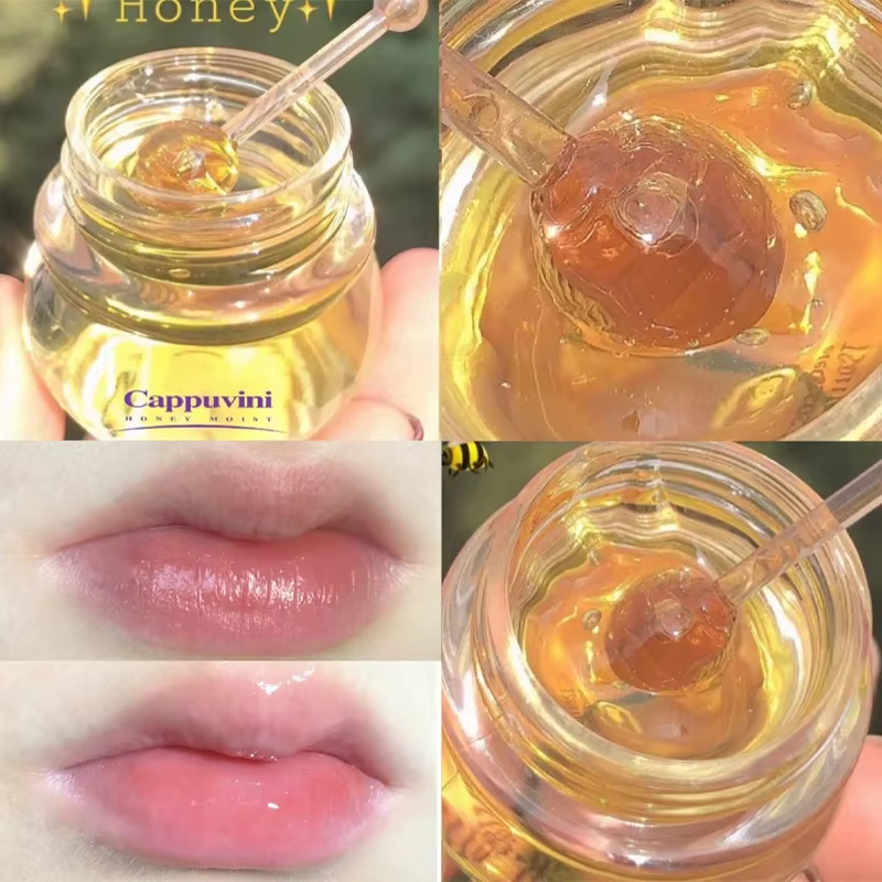 Le masque à lèvres Transparent Honey Pot hydrate