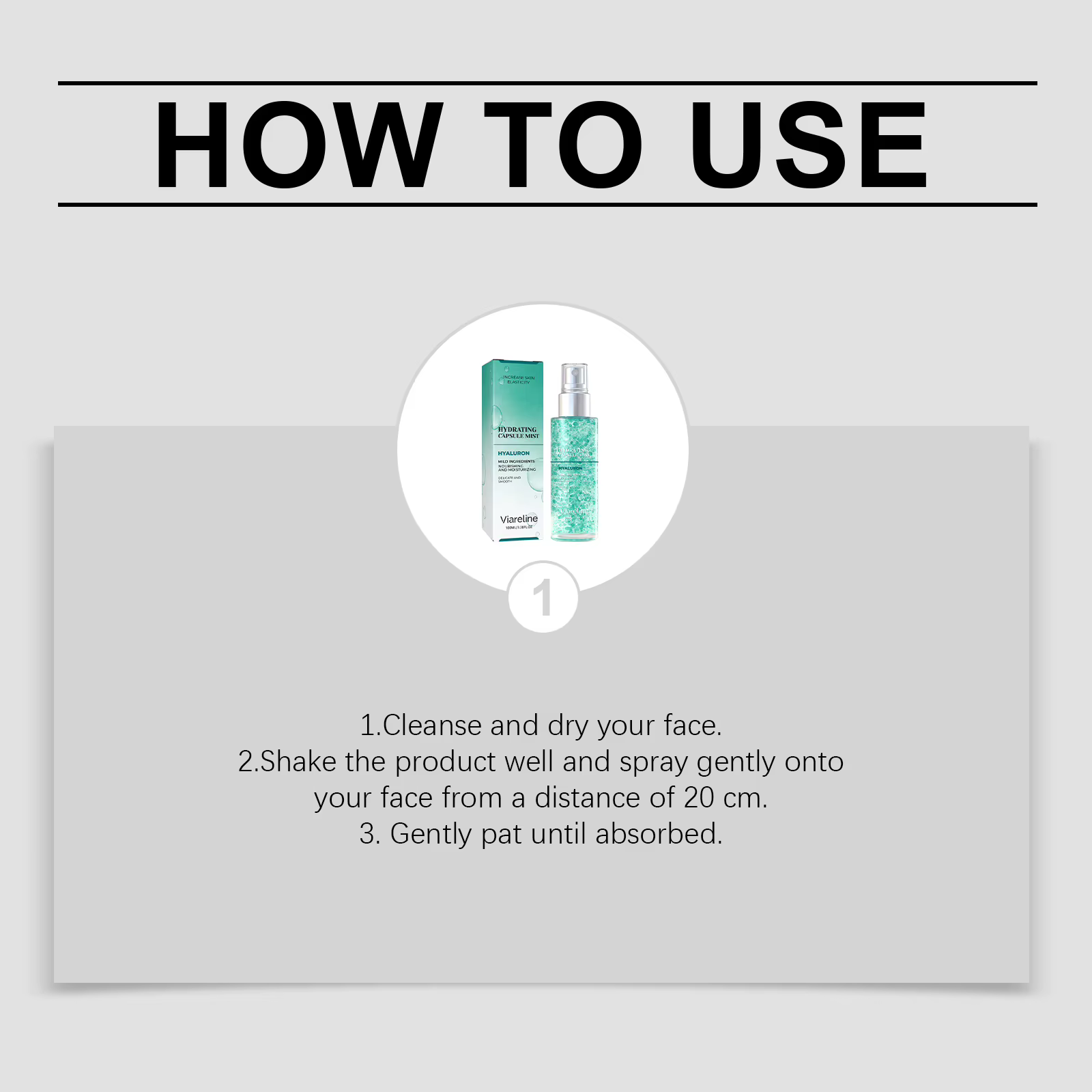 Huile Essentielle Corporelle Viareline Hydratante Non Collante Soulage la Sécheresse Adoucit la Peau Rugueuse Délicate Éclaircissante Nourrissante Spray Hydratant