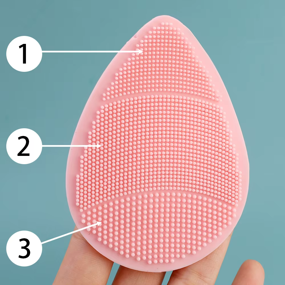 Brosses nettoyantes en silicone pour le visage