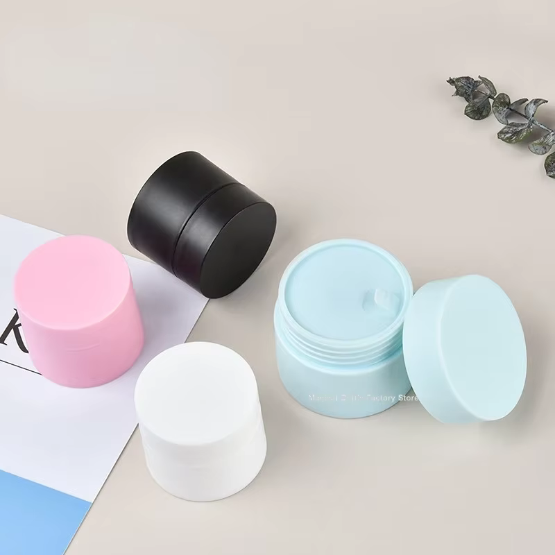 Pot de maquillage vide rond en plastique 5g/15g/20g/30g/50g