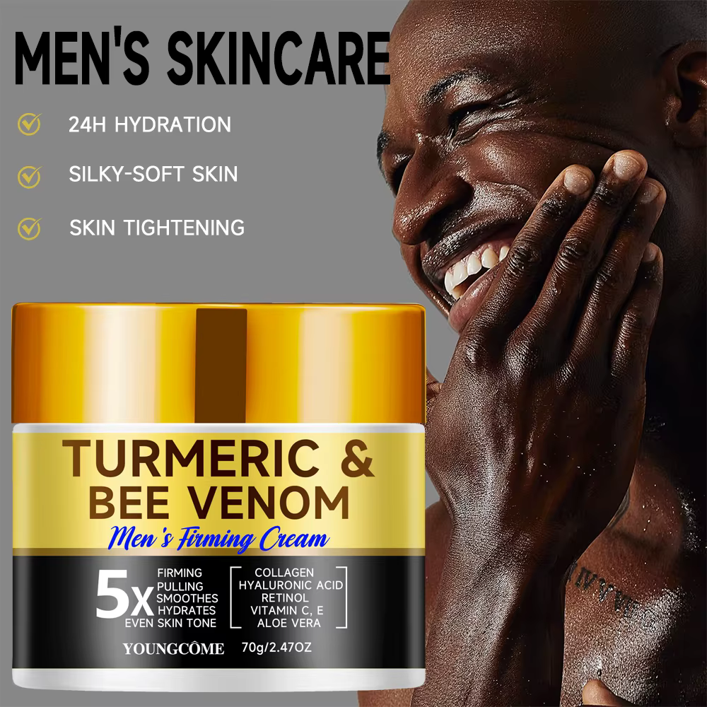 Crème raffermissante et hydratante au rétinol et au collagène pour hommes