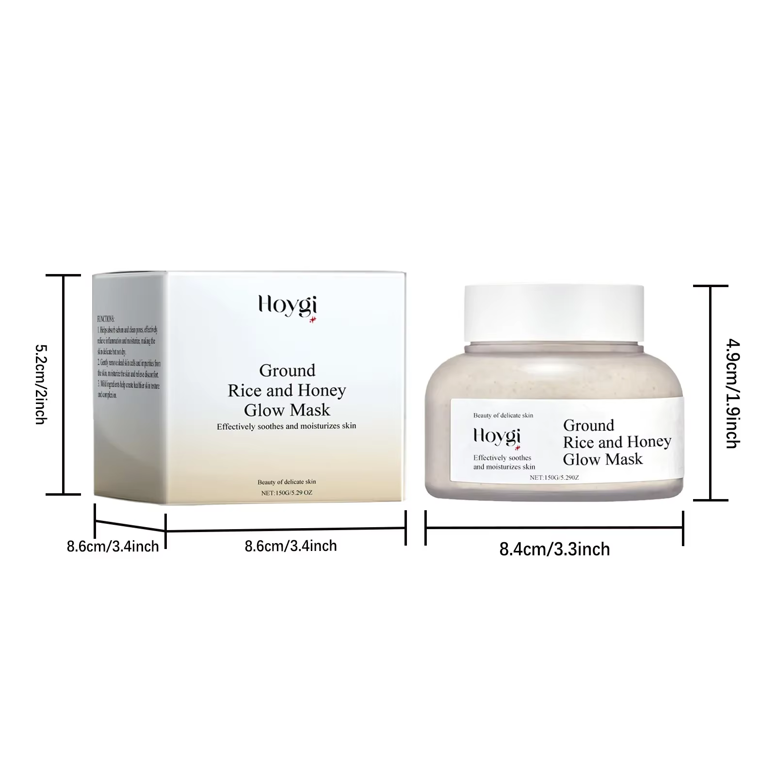 Masque facial au riz et au miel