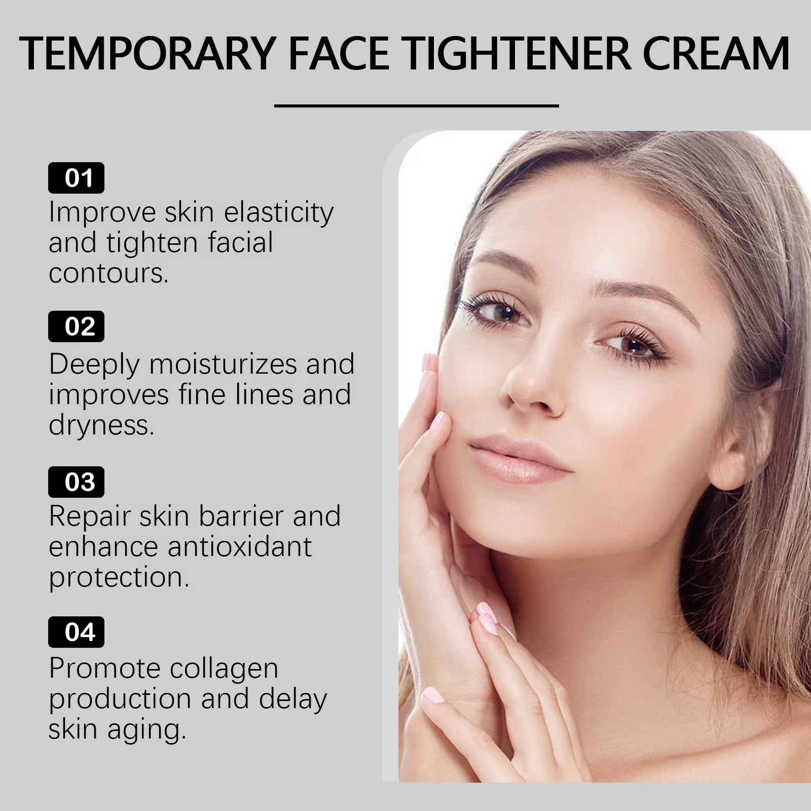 Crème raffermissante pour le visage
