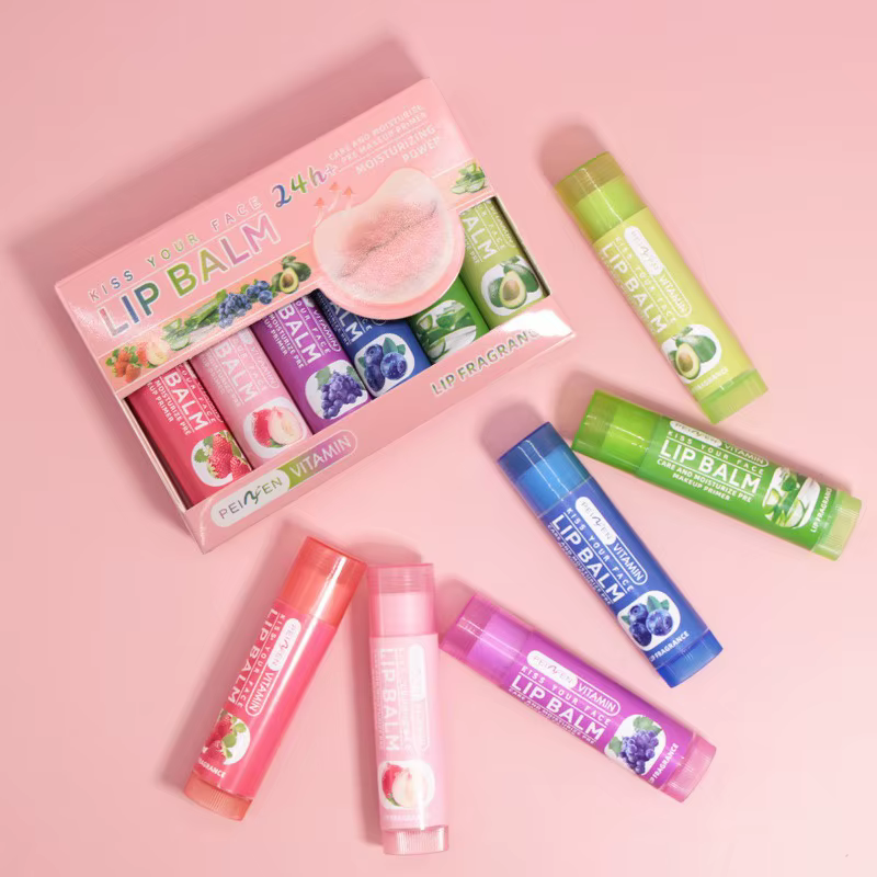 Ensemble de baume à lèvres aromatisé aux fruits Pennyfun : formule ultra-hydratante et hydratante - Traitement