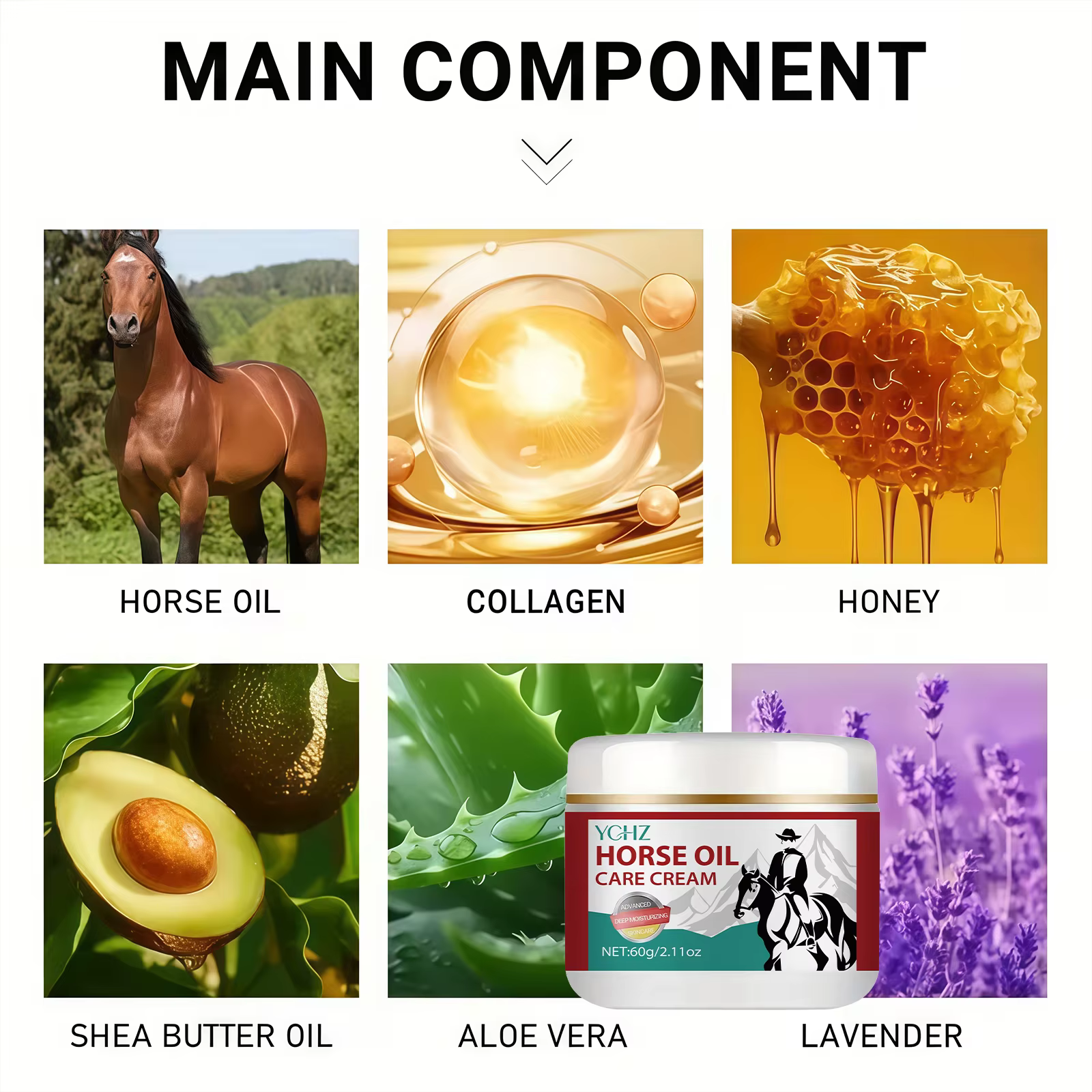 Pommade à l'huile de cheval