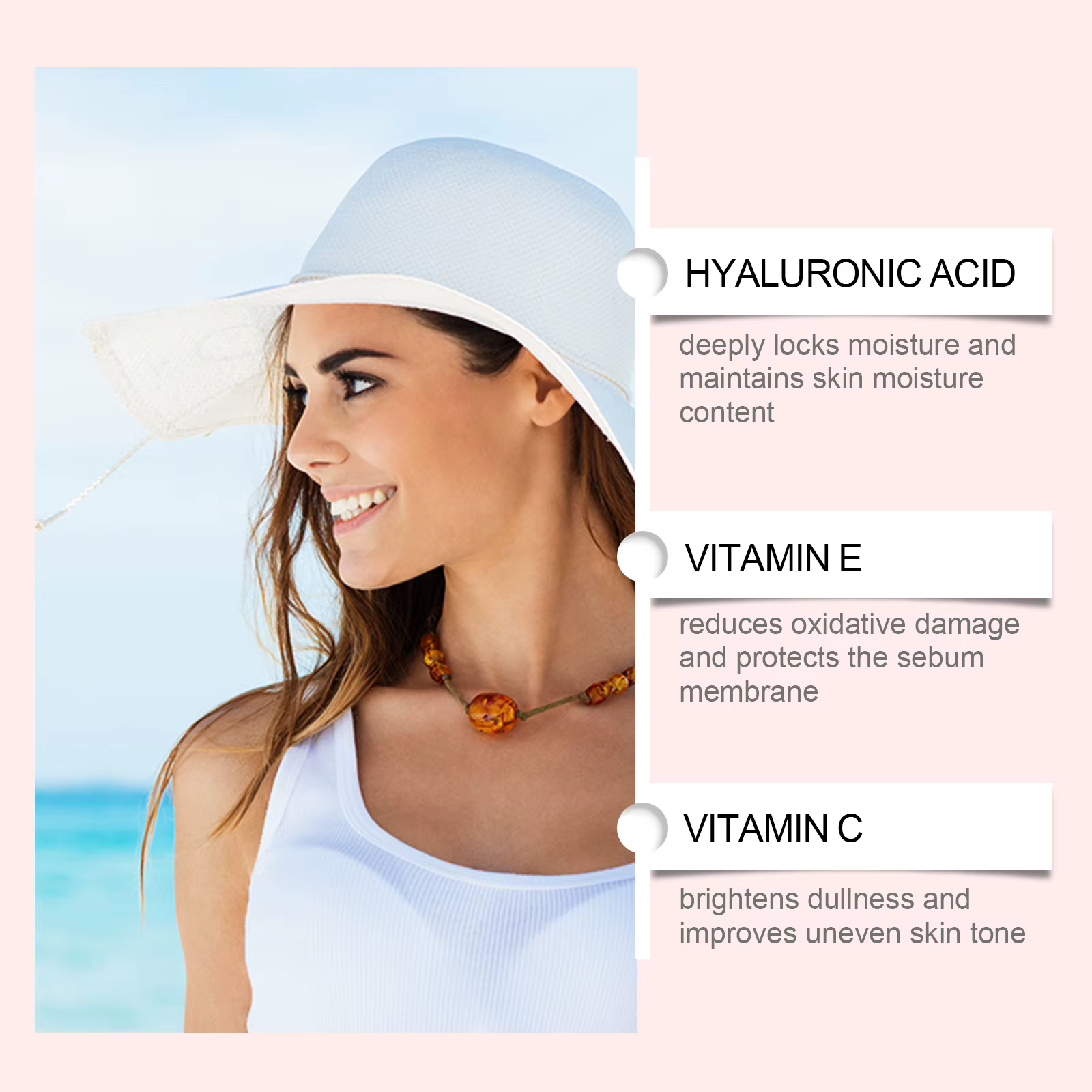 Spray solaire rafraîchissant SPF 50+ PA+++ Protection UV longue durée et hydratant illuminateur pour les soins quotidiens de la peau en extérieur en été