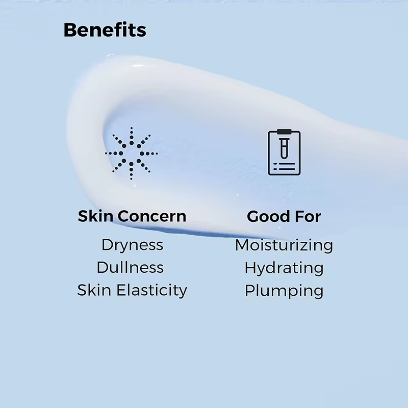 Crème visage à l'acide hyaluronique