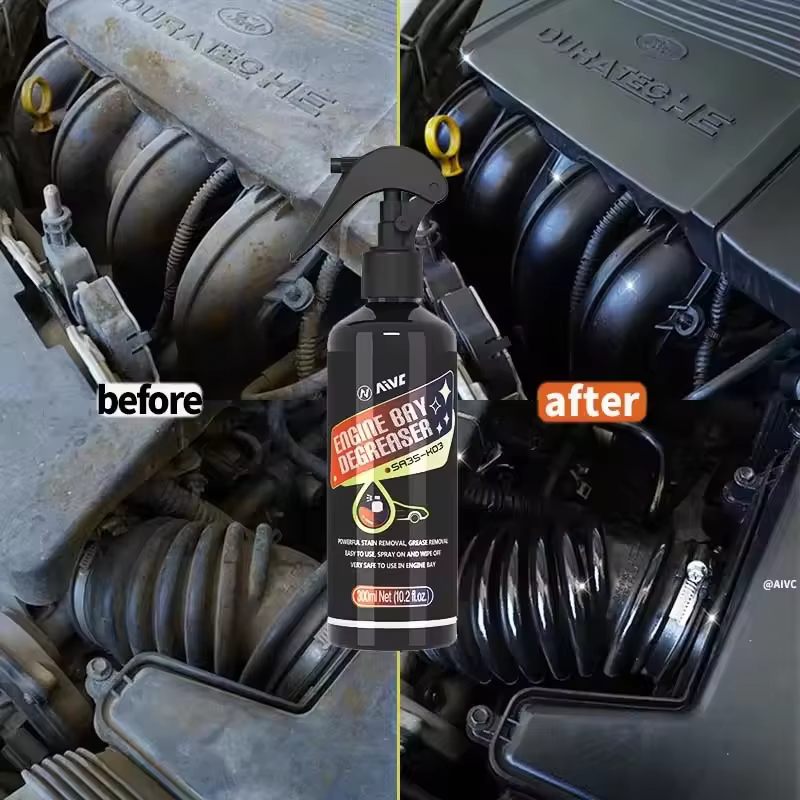 Nettoyant puissant pour compartiment moteur de voiture, produit de décontamination pour l'entretien automobile