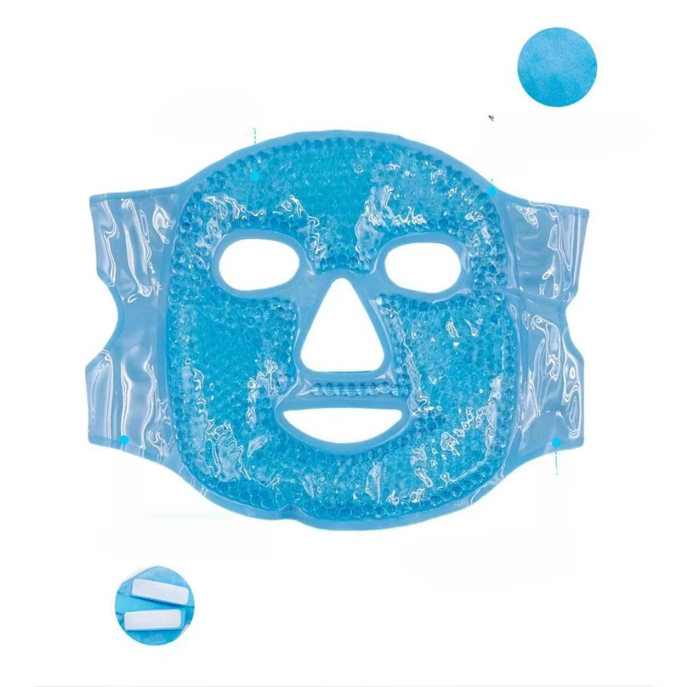 Lot de 2 masques oculaires en gel réfrigérant