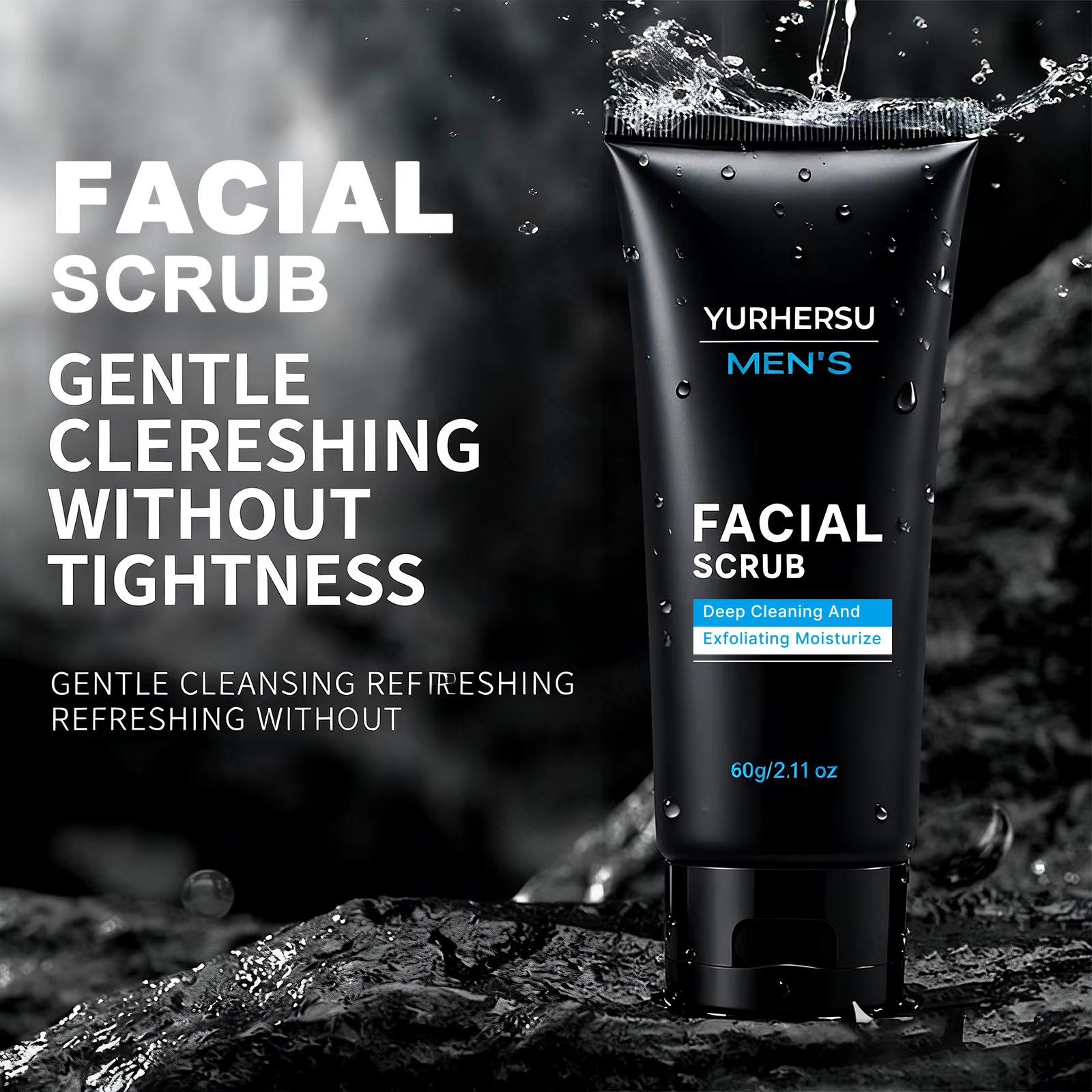 Gommage exfoliant pour le visage pour hommes