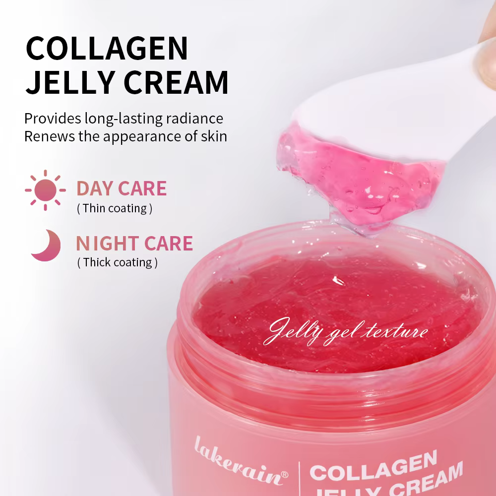 Sérum Peptidique Rose PDRN ADN de Saumon avec Crème Gelée au Collagène – Raffermissant