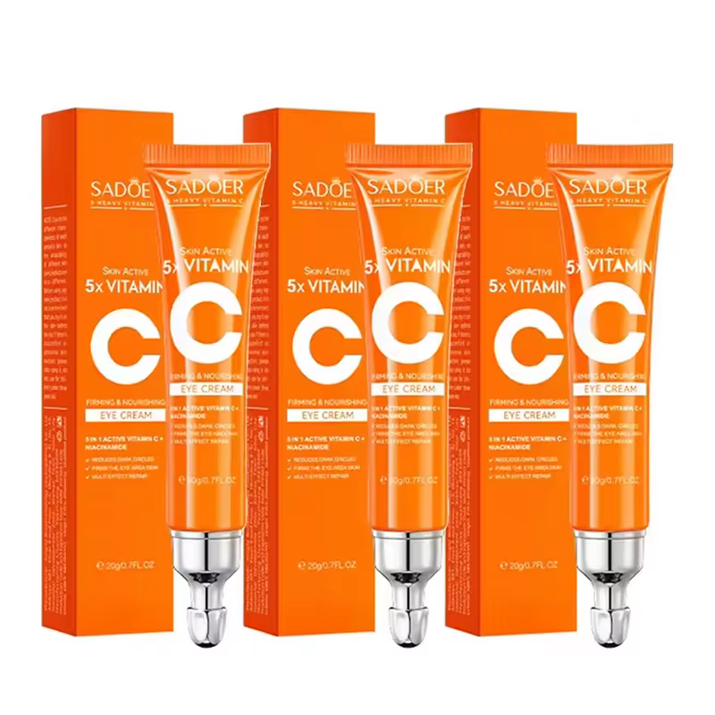 SADOER vitamine C crème pour les yeux Anti cernes