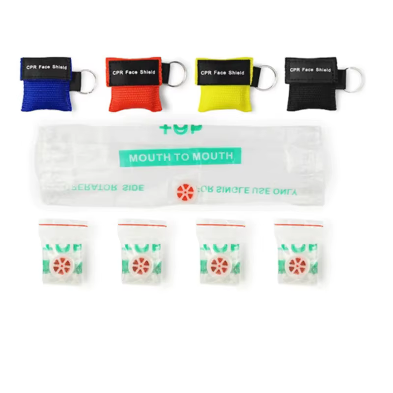 Porte-clés professionnel pour outils de soins de santé, masque facial CPR, réanimateur d'urgence pour premiers secours et sauvetage en plein air, 1 pièce ~ 10 pièces