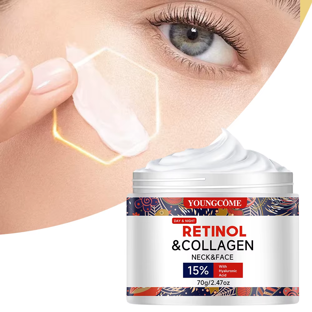 "Crème Anti-âge au rétinol et au collagène – Hydratation et raffermissante intense