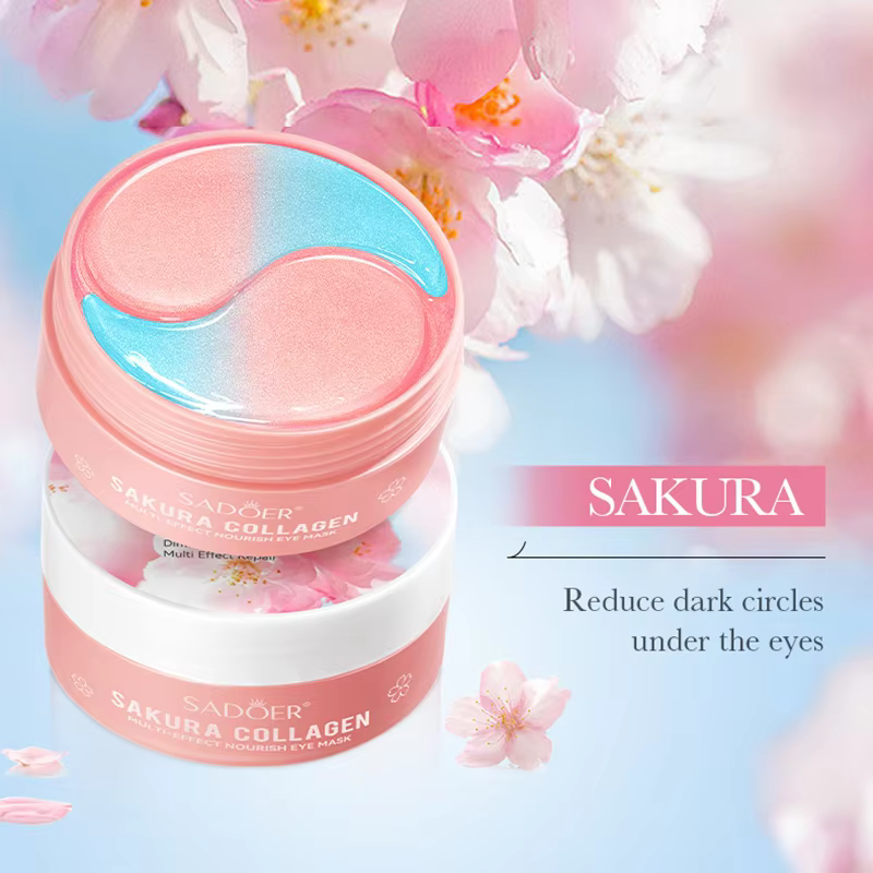 SADOER – masque pour les yeux au collagène Sakura