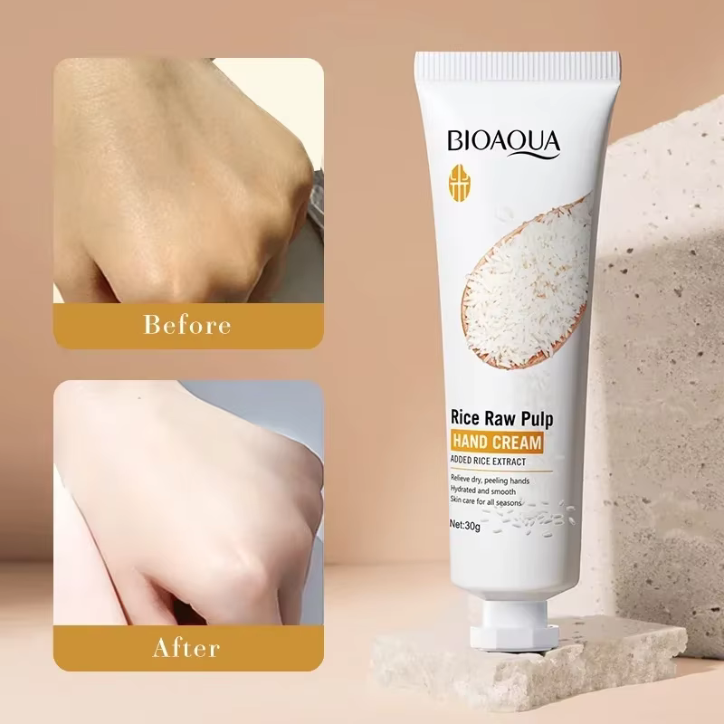 Crème pour les mains au riz