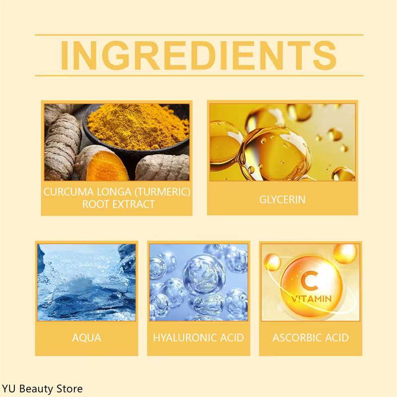 Masque en argile au curcuma et à la vitamine C