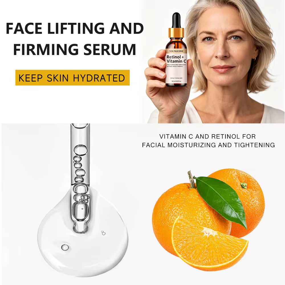 Sérum Quotidien pour le Soin de la Peau au Rétinol et Vitamine C