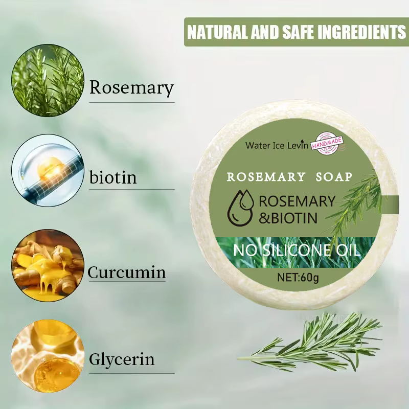 Savon Shampooing au Romarin | Huile Nettoyante Profonde