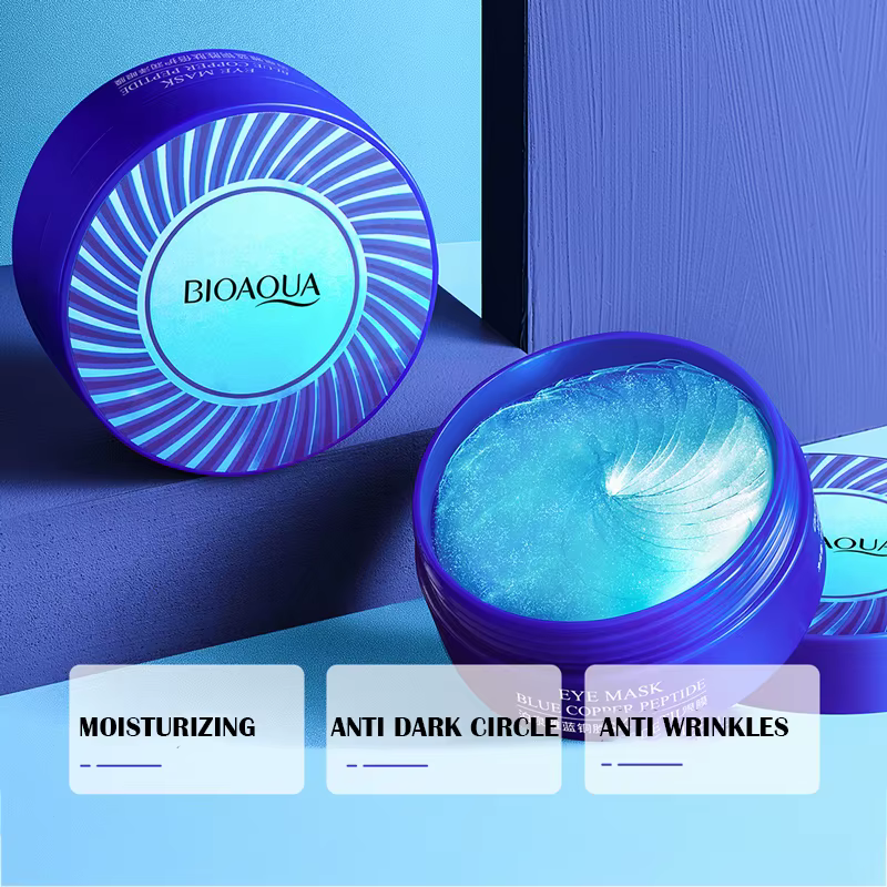 60 pièces BIOAQUA Patchs pour les yeux au cuivre et aux peptides