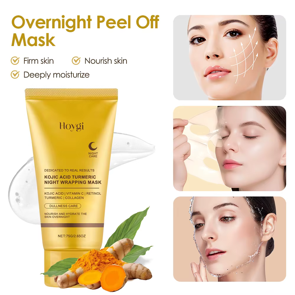 Masque facial décollable au collagène +