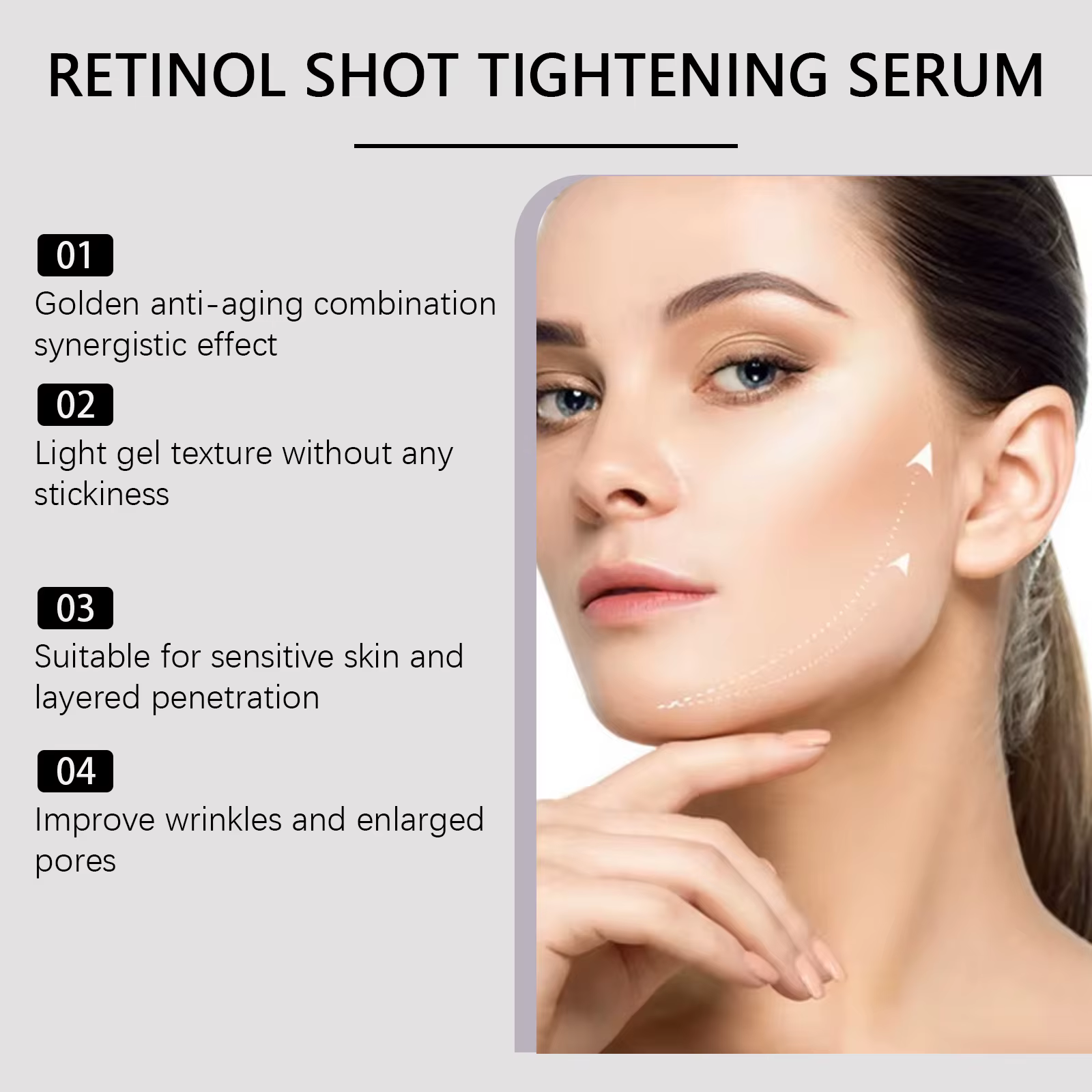 Sérum Anti-âge pour le visage au rétinol