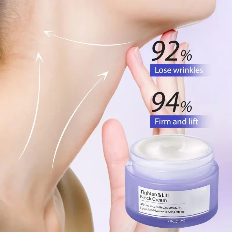 Crème raffermissante pour le cou