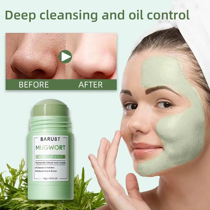 Masque Nettoyant au Mugwort Volcanique d'Alaska en Stick – Réduit les Pores