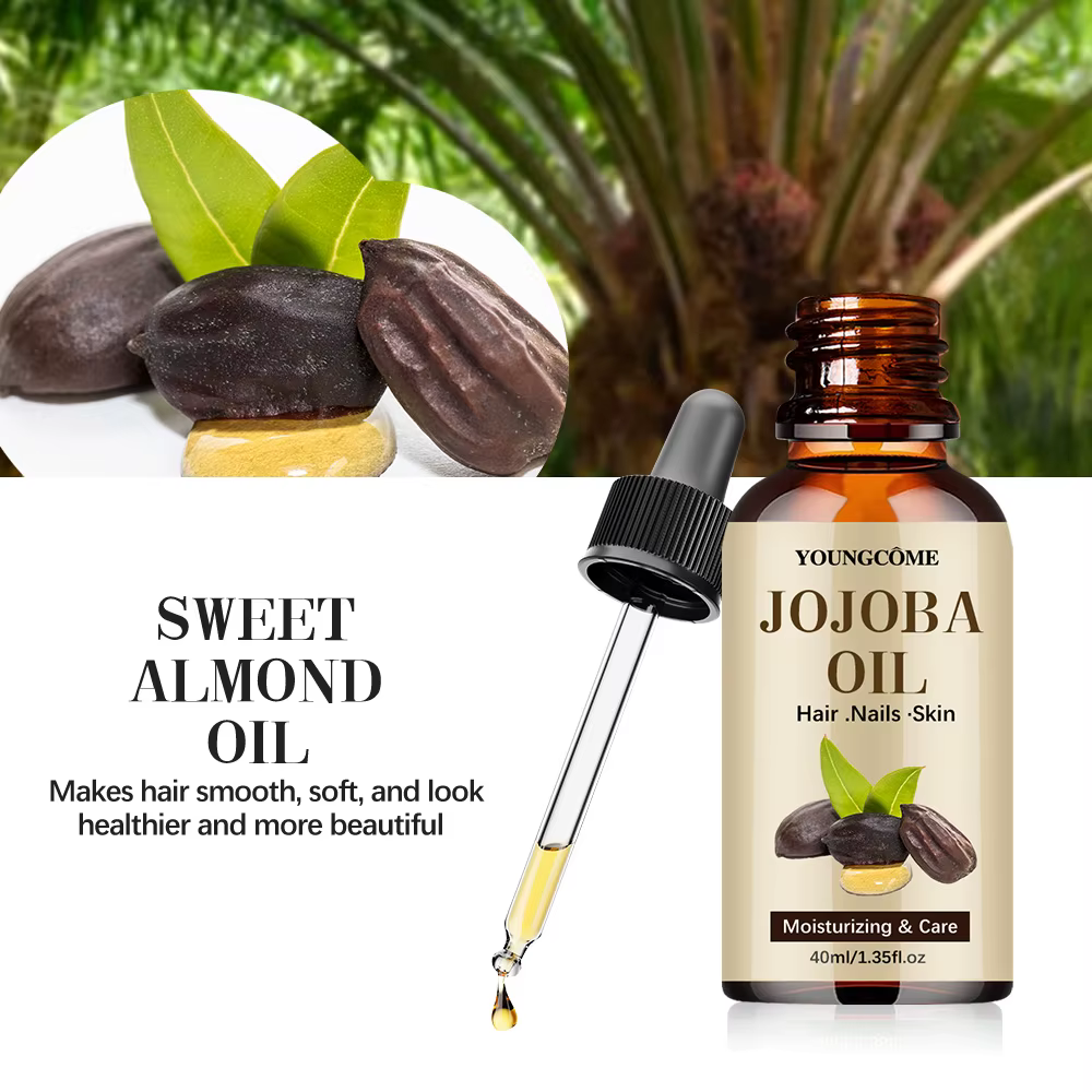 Huile de jojoba naturelle Anti-âge raffermissant peau visage hydratant relaxant