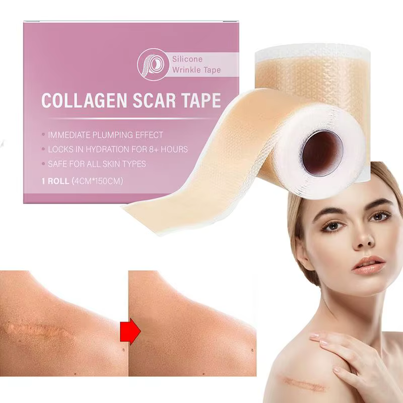 1 rouleau de feuilles de cicatrice en Silicone