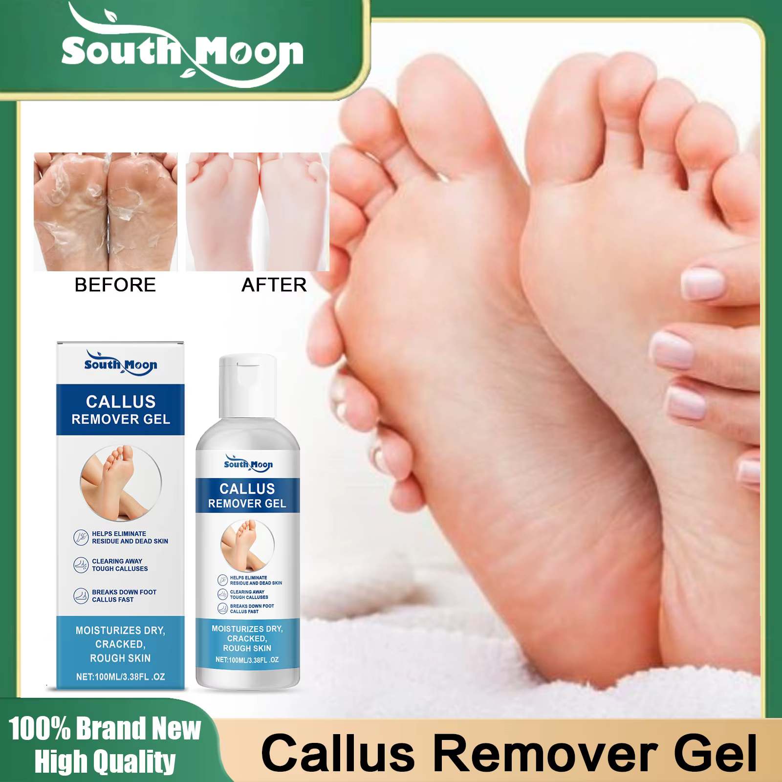 Gel dissolvant de callosités des pieds
