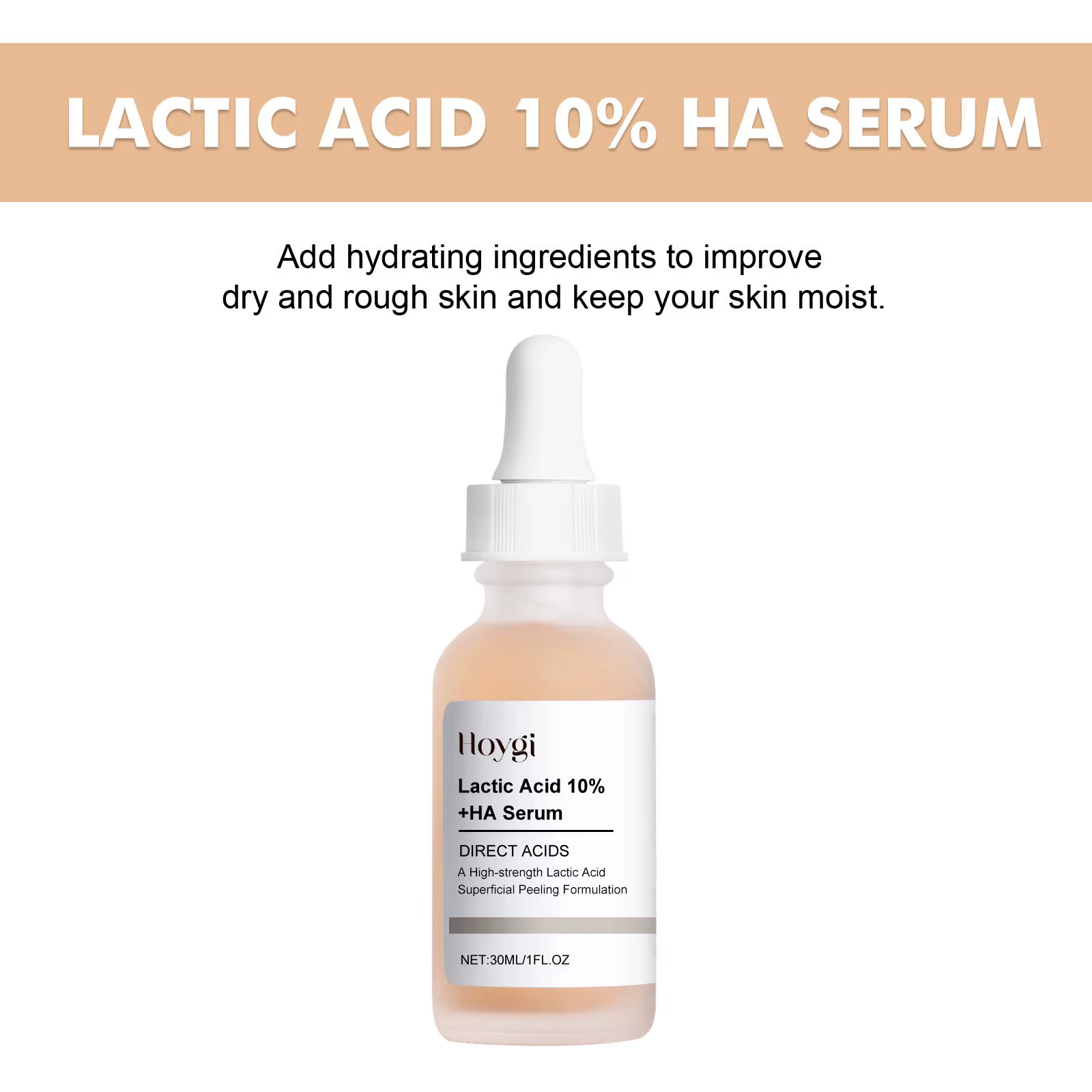 Acide lactobionique rétrécit les Pores sérum nourrir