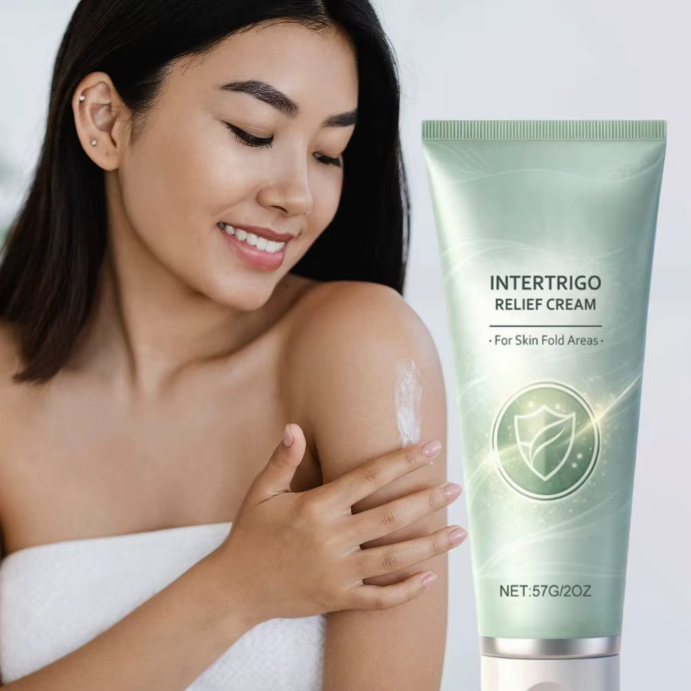 Crème Apaisante Intertrigo Anti-Frottement, Pommade Hydratante Profonde et Apaisante pour les Zones Irritées et les Pliages Cutanés